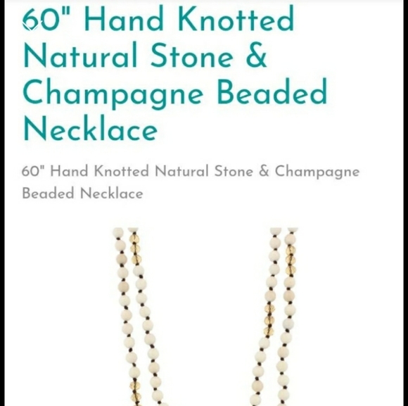 Endless strand beaded necklace - Picture 1 of 5